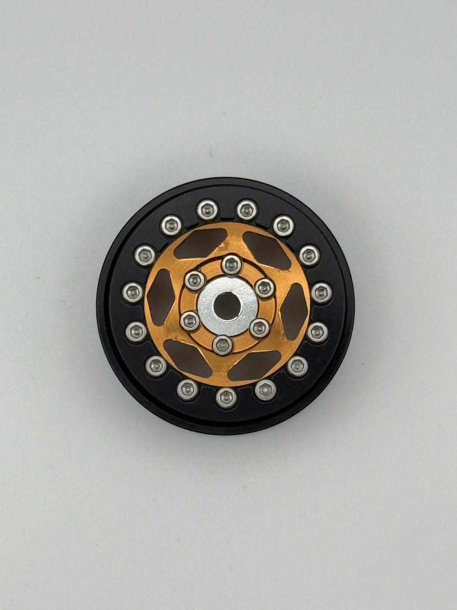 6 of Diamonds 1.0 Beadlock Wheels  Bronze/Black 0 Offset