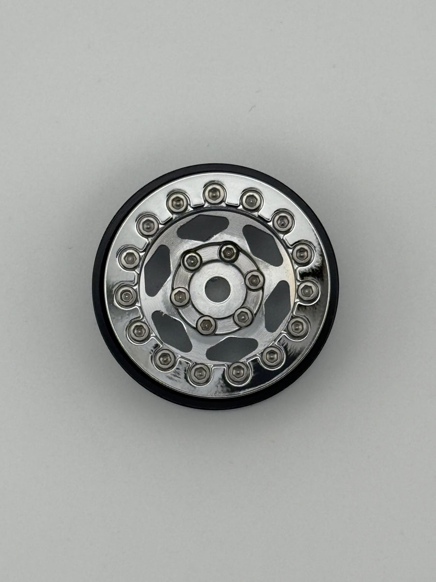 6 of Diamonds 1.0 Beadlock Wheels Chrome -5mm Offset