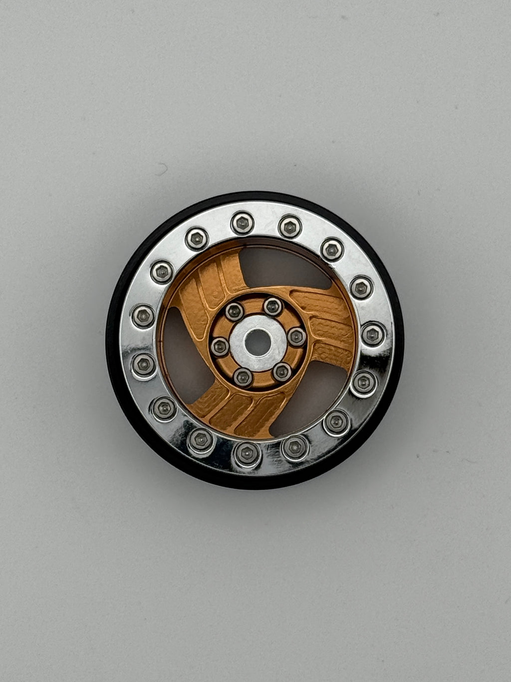 Katana Tri Spoke 1.3 Beadlock Wheels Bronze/Chrome -5mm Offset
