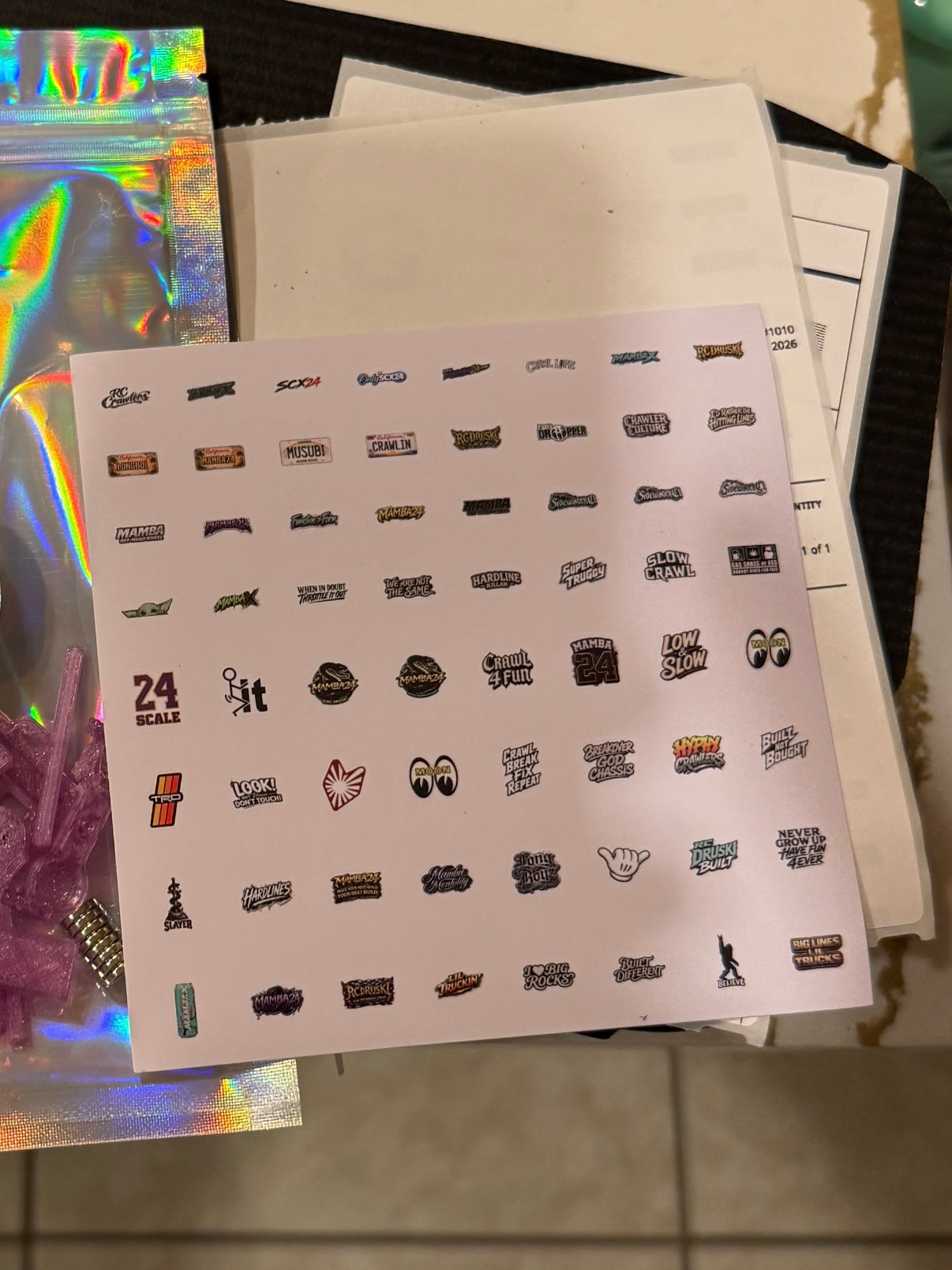 Extra Sticker Sheet