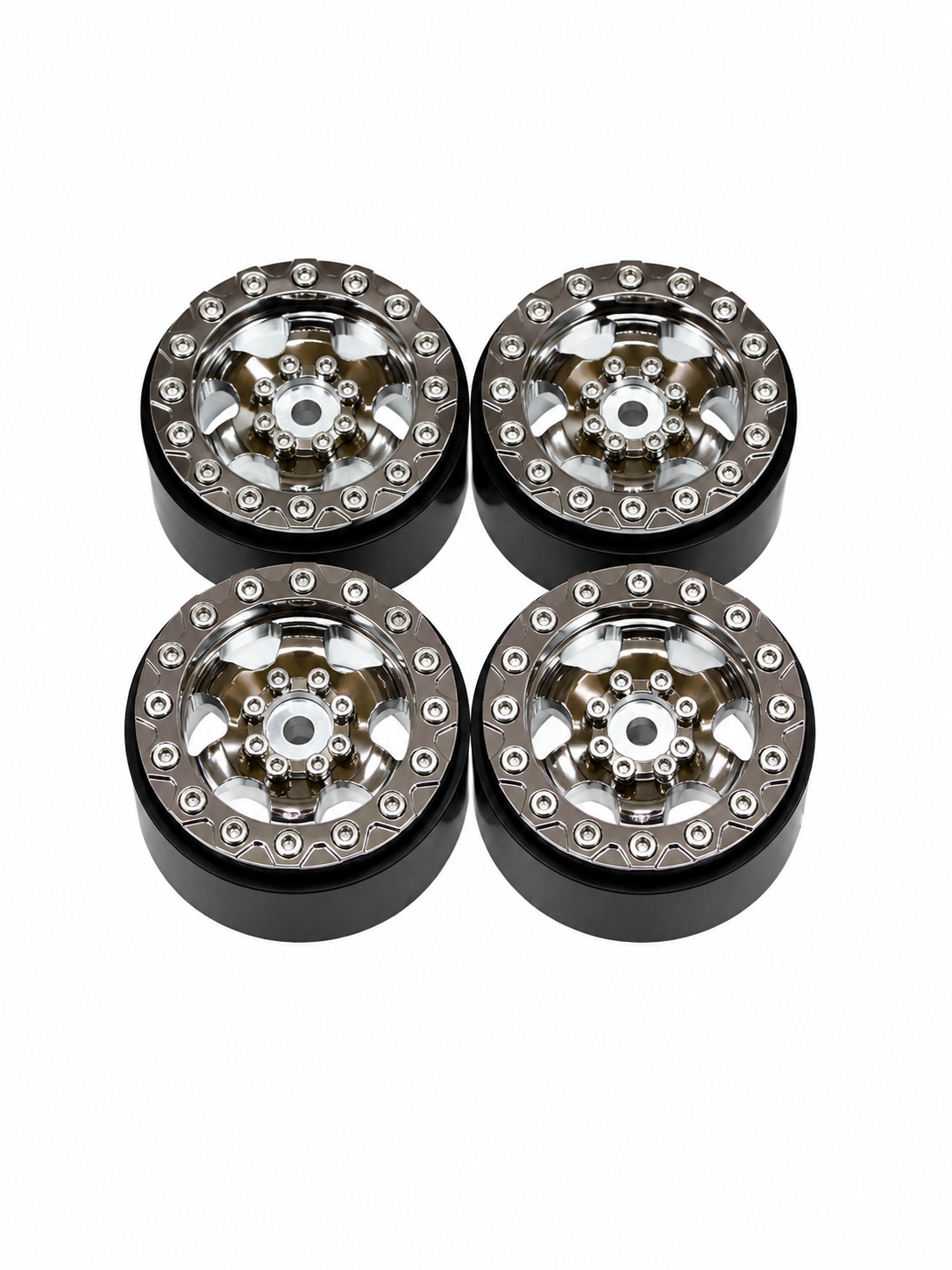 Mamba37 1.3 Beadlock Wheels Chrome