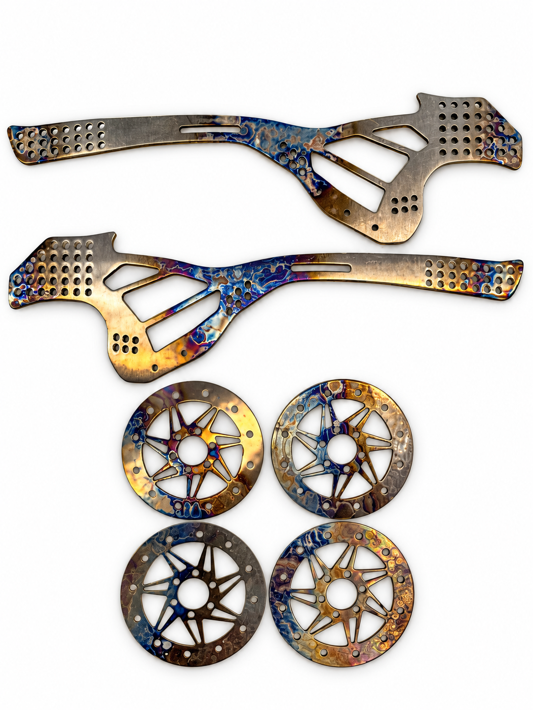 Lightning Anodized Titanium Tiger Snake Chassis Kit and 1.3 Tycoons ...